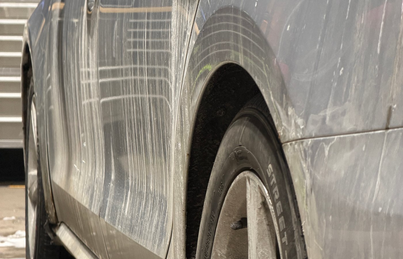 Vehicle exterior before detailing