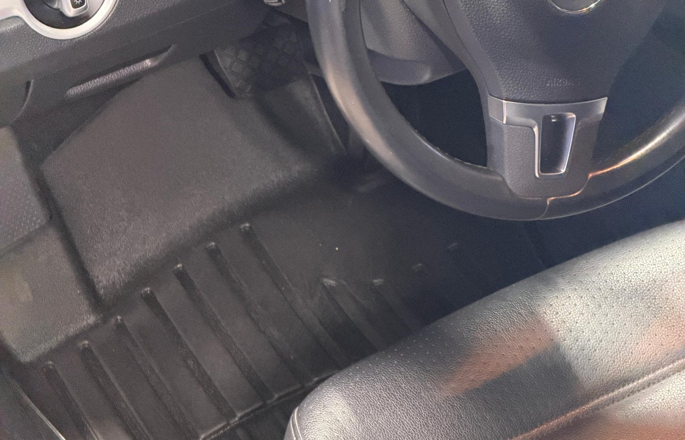 Vehicle interior after professional detailing