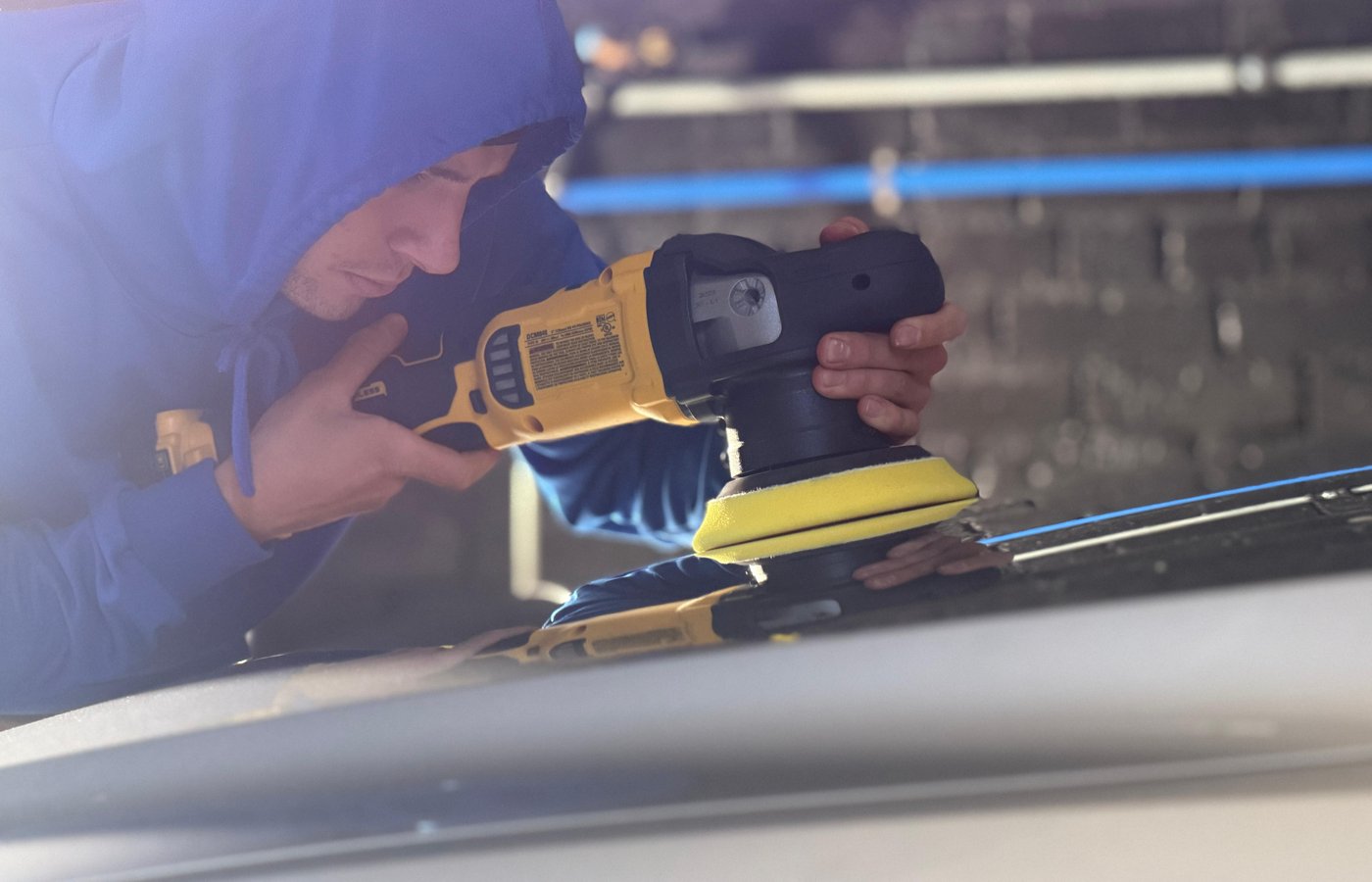 Vehicle after paint correction